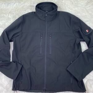 Original Wellensteyn Alpinieri Men's Softshell Windproof Jacket Black Size XXL